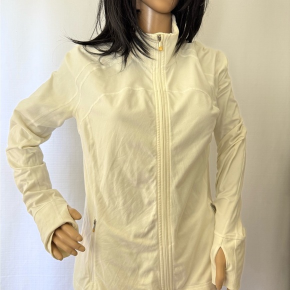 Gap Body Athletic Jacket Inspired by Lululemon Size S Gold Zipper Lightweight - Picture 1 of 7